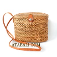Ata tote bag long leather strap